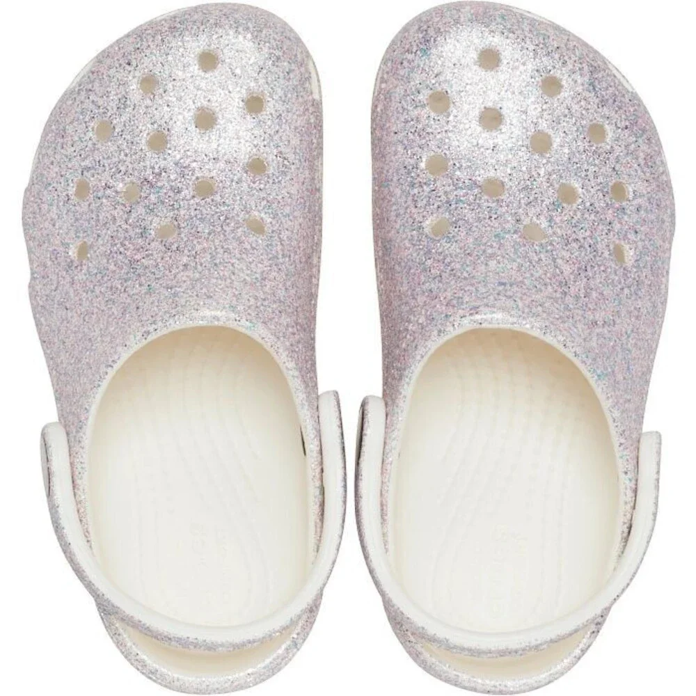 Crocs Classic 206993-9DI Clogs Kids US 5Y Mystic Glitter Comfort Shoes QLW301